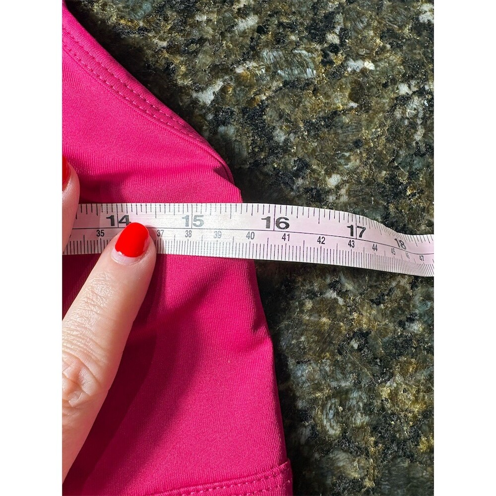 Champion Tank Top Womens XL Pink Colorblock Racerback Built-In Bra - Picture 7 of 10